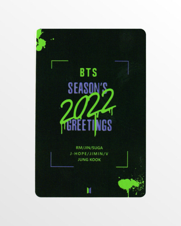 Картка BTS №14, Season’s Greetings 2022, (5,5 × 8,5 см) - Зображення 2