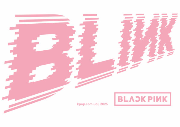 Біла жіноча футболка з написом Blink — стильний мерч фанатів Blackpink - Зображення 2
